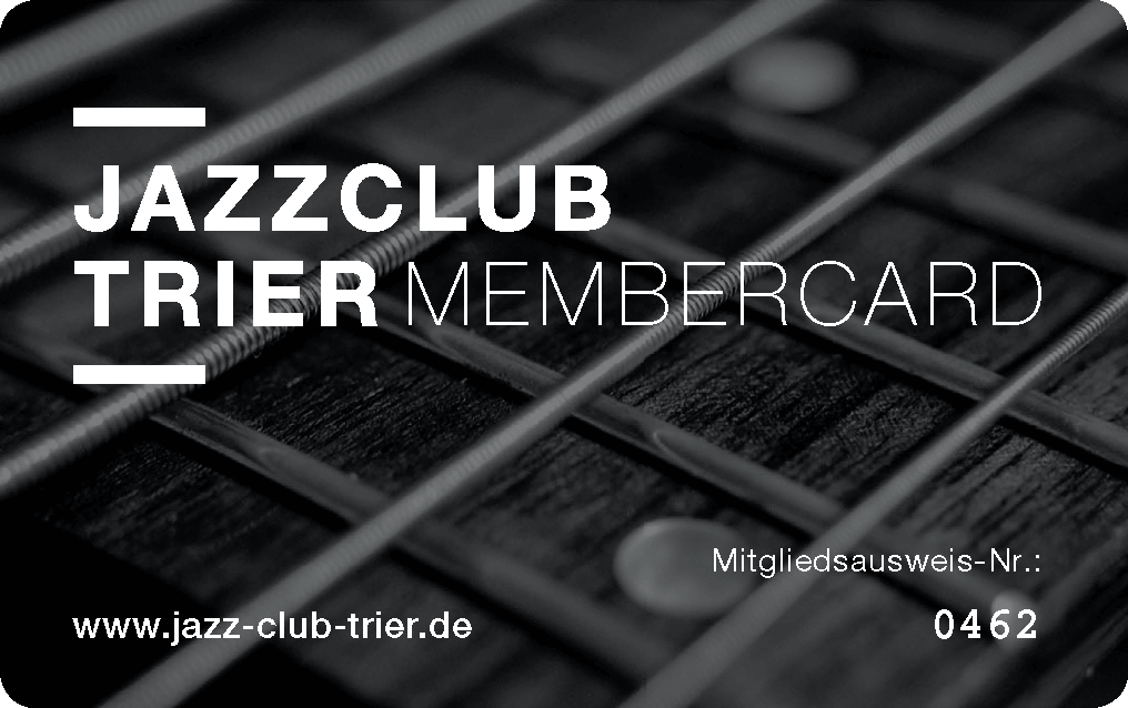 Mitgliedsausweis des Jazz-Club Trier e.V.